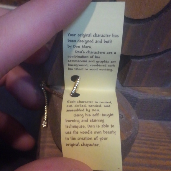 💎 1981 🔥🆕 Vintage 80s Seamstress Wood Carving Statue Don Mars USA made Sewing - Picture 11 of 16